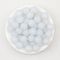 15mm Glitter Silicone Round Beads with 2.5mm Hole 50pcs 2