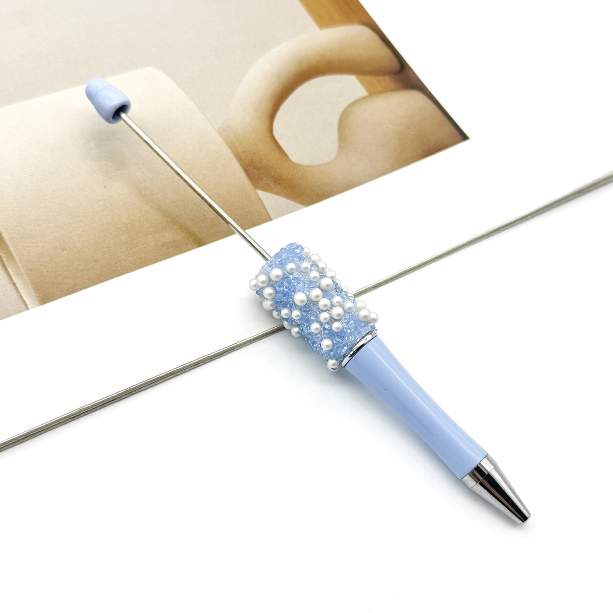 DIY Sugar Pearl Starry Sky Beadable Pen 21