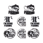 Silicone Focal Beads Fishing Theme Bold Fish and Hook Designs 20pcs 10