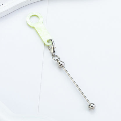Beadable Cup Charms Glitter Marble Texture