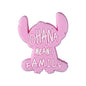 Silicone Focal Beads Stitch Character Front View 20pcs 12