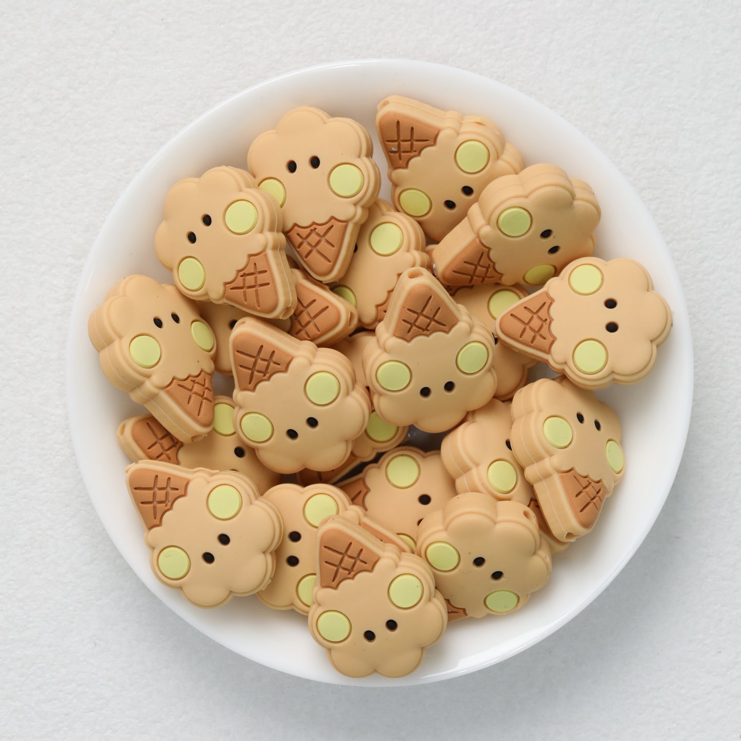 Cute Ice Cream and Animal Silicone Focal Beads 20 pcs 5