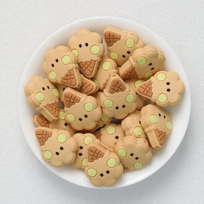 Cute Ice Cream and Animal Silicone Focal Beads 20 pcs 5