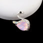 24mm Alloy Swan Crystal Rhinestone Beads 2pcs 11