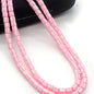 Cylindrical Clay Beads 6mm Two-Color Striped Matte Finish 10strands 630pcs 10