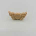 Wing Silicone Beads Mixed Colors 20pcs 23