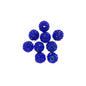 Clay Round Rhinestone Beads 8mm Multicolor Sparkle 50pcs