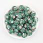 Christmas Santa Claus 15mm Silicone Beads Printed 50pcs 2
