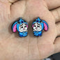 Adorable Crybabe Acrylic Beads 25mm Enamel Painted 10pcs 10