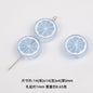 Colorful 14mm Round Acrylic Lemon Slice Beads 50pcs 10