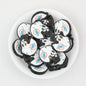 NFL Teams Silicone Focal Beads Football Helmet Design 20pcs 8