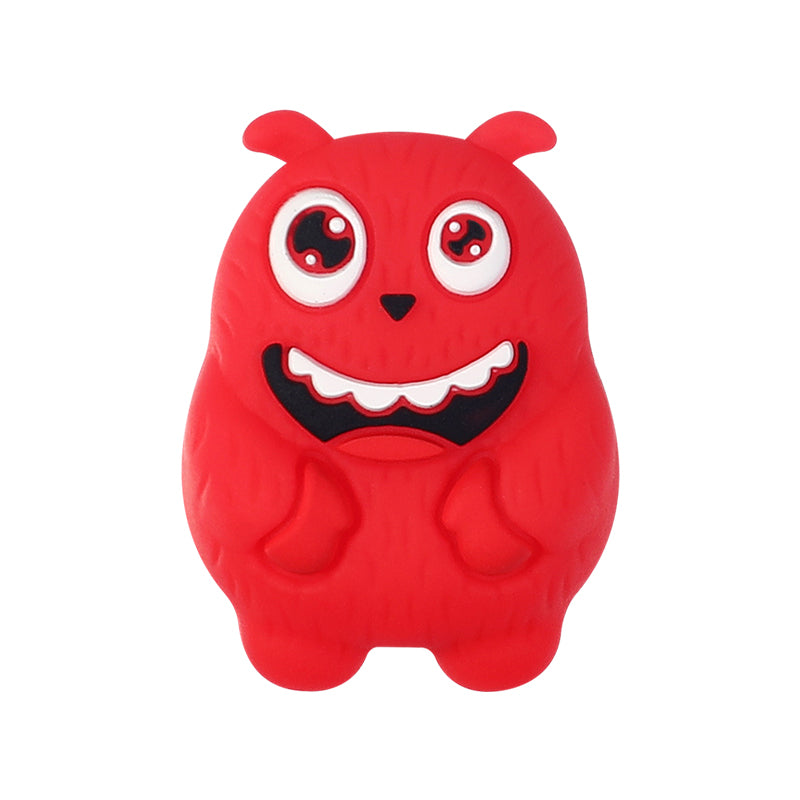Silicone 3D Focal Beads Little Monster Bright Eyes Quirky Expressions 20pcs 23