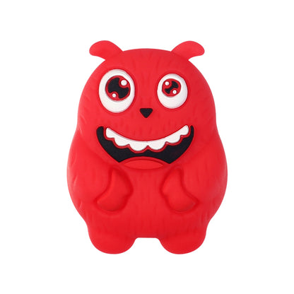 Silicone 3D Focal Beads Little Monster Bright Eyes Quirky Expressions 20pcs 23