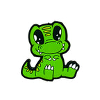 Silicone Focal Beads Dinosaur Sitting Pose 20pcs