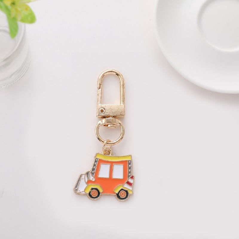 Enamel Astronaut Keychain Metal Zinc Alloy Space Theme Charm 23