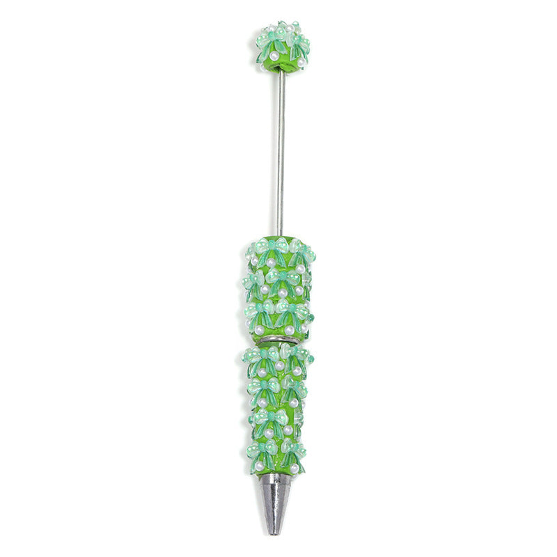 Clay Ribbon Butterfly Beadable Pen 5 Pcs 6