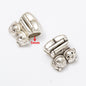 Vintage European Style Metal Beads Zinc Alloy Aged Silver Tone 50pcs 5