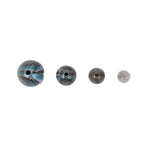 Impressionist Style 16mm Round Resin Beads Monet Oil Painting Effect 100pcs 3