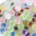 Matte Frosted Acrylic Beads Wholesale, Pastel Round Nine-Color Craft Set, 16mm