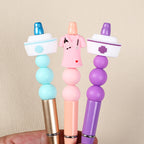 Silicone 3D Focal Beads Nurse Series Medical Kit Holding Syringe 20pcs 7