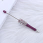 Beadable Pens with Pearl Rhinestone Decorations Colorful 12