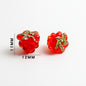 Grape Shaped Glass Beads 11x12mm 10pcs 10