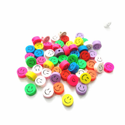 Animal and Plant Series Flat Clay Beads Colorful Polymer 100pcs 23