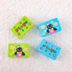 Cartoon Cook Pingu Acrylic Square Beads 20mm Printed 10pcs 3