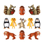 Silicone 3D Focal Beads Penguins Of Madagascar Animated Characters 20pcs 10
