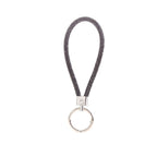 Diamond Wristlet Keychain Metal Flexible Loop Multiple Colors 8
