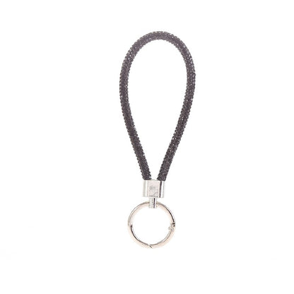 Diamond Wristlet Keychain Metal Flexible Loop Multiple Colors 8