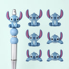 Silicone 3D Focal Beads Stitch Half-Lying and Sitting Posture 20pcs