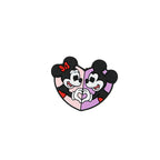 Silicone Focal Beads Valentine'S Day Mickey Minnie Heart Shaped 20Pcs