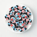 Patriotic Girl Headband Silicone Focal Beads US Independence Day 20pcs