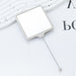 Beadable Plastic Mirrors Handheld Square