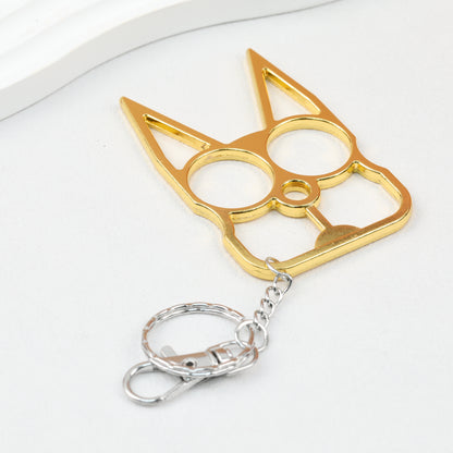 Self Defense Keychain Zinc Alloy Dual Pointed Multi Functional