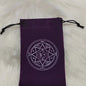 Tarot Card Velvet Drawstring Bags Celestial Esoteric Design 5pcs 18x11.5cm 3