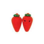 Silicone 3D Focal Beads Carrot Smiling Face Spring Charm