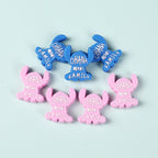Silicone Focal Beads Stitch Character Front View 20pcs