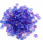 Pentagonal Star Glass Beads 8mm Transparent Pastel Colors 30pcs 23