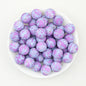 15mm Round Colorful Printed Silicone Beads 50pcs 4