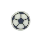 Silicone Focal Beads Football Soccer Ball Raised Pattern 20pcs 8