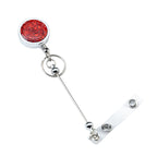Beadable Badge Bar Reels With Glitter