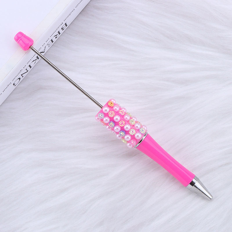 Colorful Pearl Gradient Round Ballpoint Pen Plastic 26
