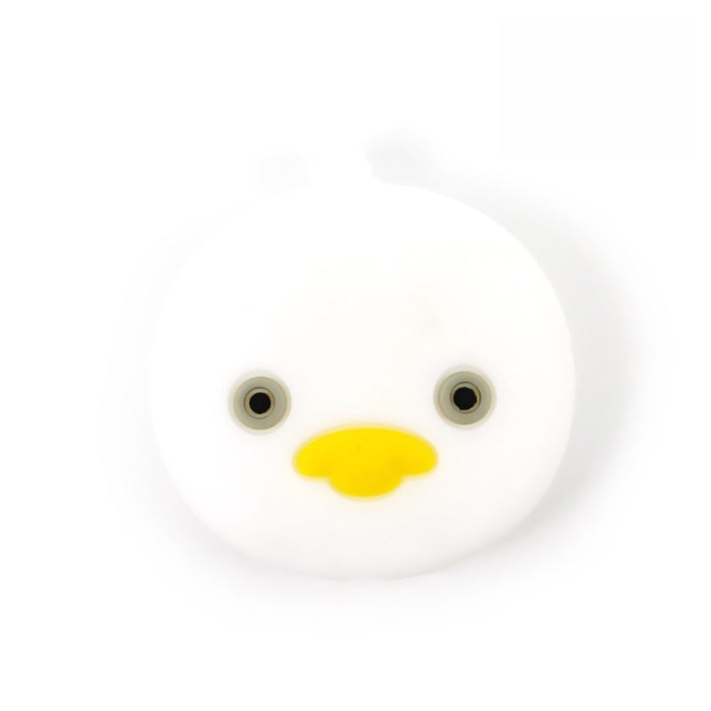 Silicone Focal Beads Duck Smiling Face Pastel Colors 20pcs 9