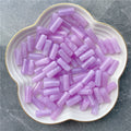 Acrylic Tube Beads 8x20mm Pastel Marbled Soft Glow 10pcs 6