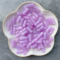 Acrylic Tube Beads 8x20mm Pastel Marbled Soft Glow 10pcs 6