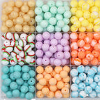 50pcs 15mm Solid Color Round Silicone Beads-32 Colors（124-150 5