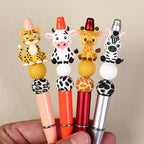 3D Zebra Giraffe Animal Silicone Focal Beads 20 Pcs  6