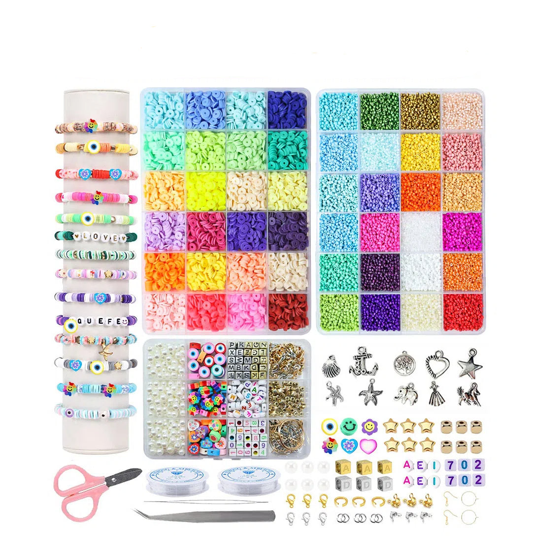 Heishi Clay Beads 6mm Polymer Colorful Matte Doughnut 1 Strand 16